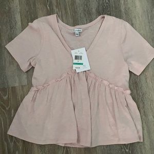 Rose pink top new with tags
